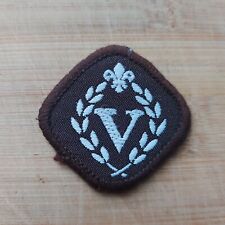 UK Scouting 1980's Venture Scout Award Official Uniform Badge 