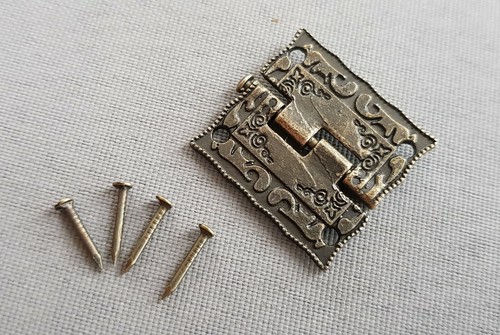 10x antique hinges vintage - 10x,