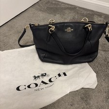 Coach Navy Leather Crossbody