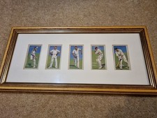 Framed Set of Vintage Cricket
