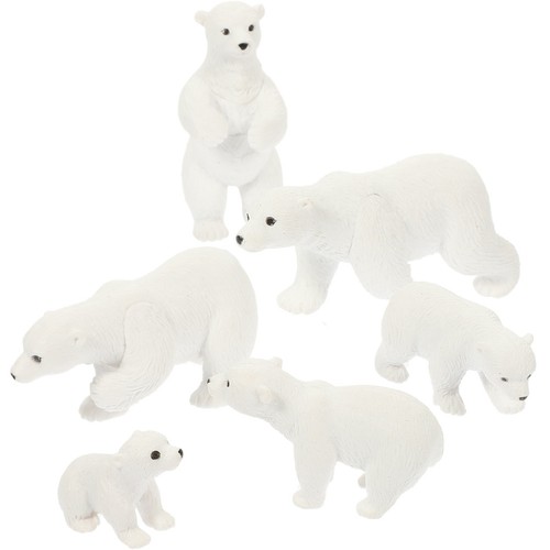 Pcs bear figure white - pcs,