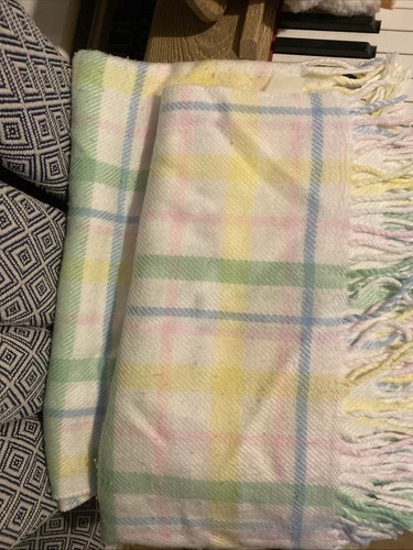 Vintage baby blanket pastel - baby,