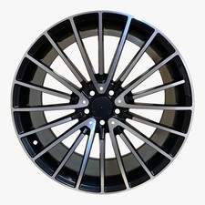 22"x9/10.5 concave black alloy