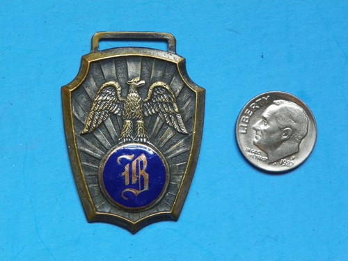 Wwii original watch fob with - watch,