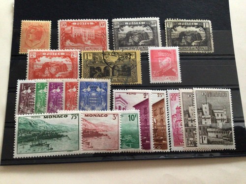 Monaco mounted mint - &, used