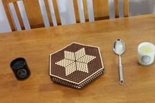 Handcrafted Star Beaded Table