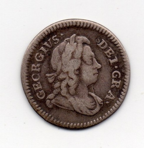 1717 maundy fourpence - 1717, fourpence,