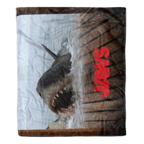 Jaws shark scene fleece - jaws,