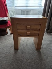 Wood Effect lamp table 