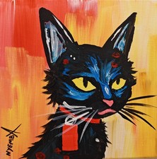 Abstract Back Cat