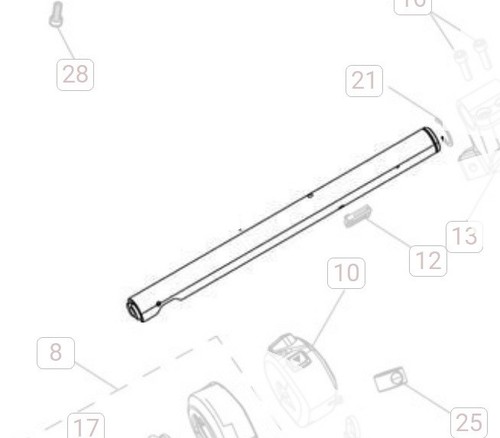 Right handlebar half oem - right,