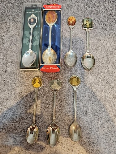 Souvenir spoons silver plated - souvenir,