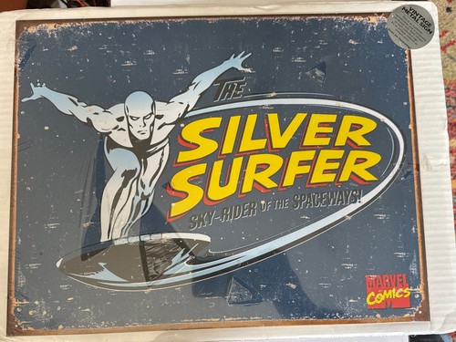 Silver surfer vintage metal - surfer,