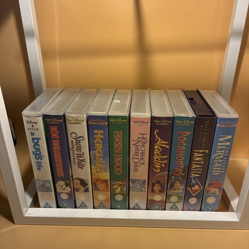 Disney vhs tapes bundle walt - tapes!!,