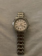 Pink Juicy Couture Limited Edition Watch Silver Metal Band And Base Rhinestoned