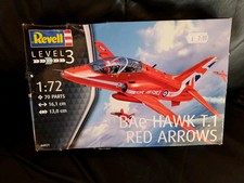 Revell BAe Hawk T.1 Red Arrows 1/72nd scale model kit. Bags sealed