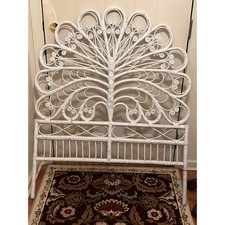 Twin Wicker Rattan Peacock