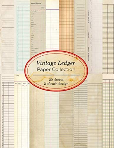 Vintage ledger paper - vintage,