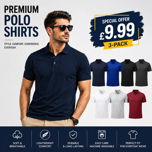 Mens polo shirts pique - mens,