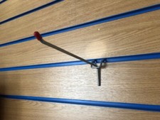 8 INCH 8" SLATWALL SLAT BOARD HOOKS ACCESSORY SINGLE PRONG SHOP RETAIL DISPLAY