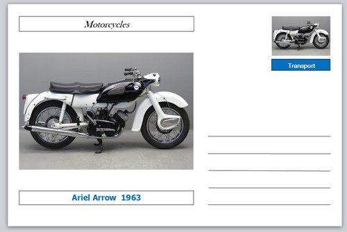 Motorcycles ariel arrow 1963 - arrow,
