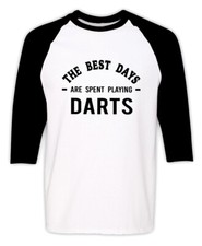 Funny Darts Player Raglan T