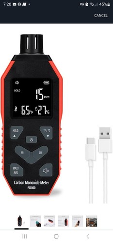 Rechargeable carbon monoxide - rechargeable,