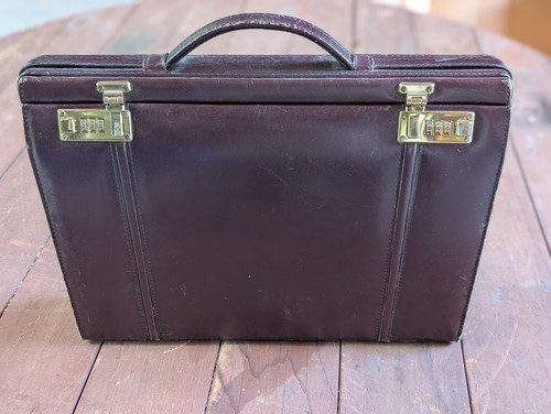 Vintage brown genuine leather - vintage,