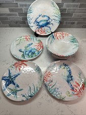 100% Melamine Sealife 9”
