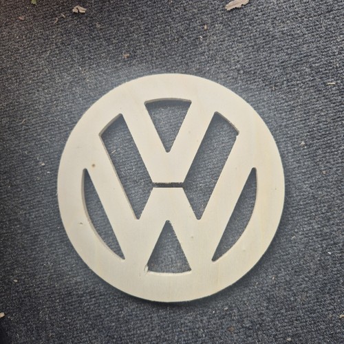Plywood sign volkswagen - plywood,