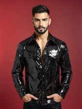 Honour Shiny PVC Fitted Shirt