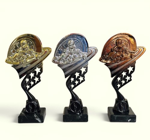 Karting trophy gold silver - gold,