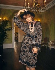 Monsoon Kaftan Metallic Dress