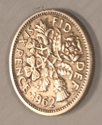 1962 pence coin - 6,