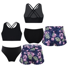 Kids Girls Bathing Suit Quick