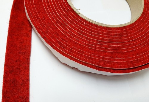 Dark red sticky self - dark, self-adhesive