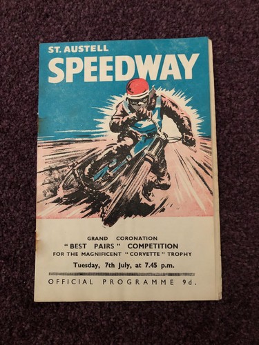 Speedway programme austell - programme, st.austell