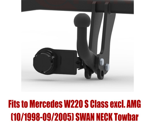 Swan neck tow bar - neck, mercedes
