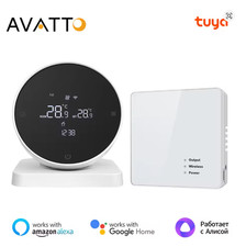 Tuya Wifi Smart Thermostat，Rf Wireless Receiver Temperature Controller ，For Wate