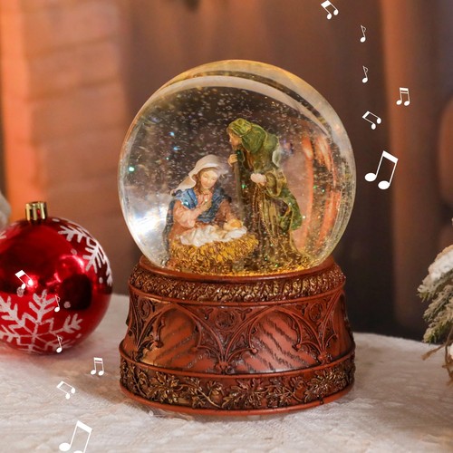 Christmas snow globe musical - christmas,