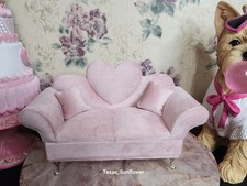 Shabby Chic Mini Pink Couch