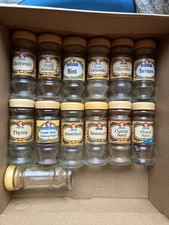 Schwartz Vintage Spice Jars. Empty