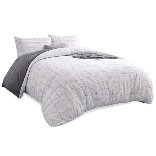 Reversible duvet cover - reversible,