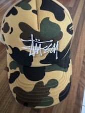 BAPE A BATHING APE STUSSY CAMO