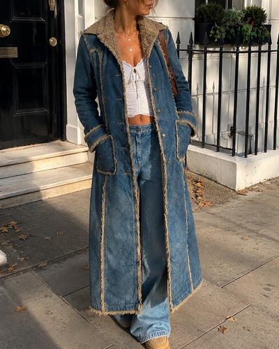 Rare vintage giacca long denim - rare,