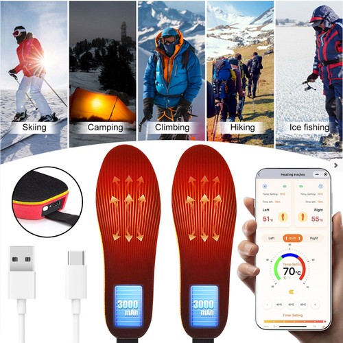 Pair heated insoles - pair,