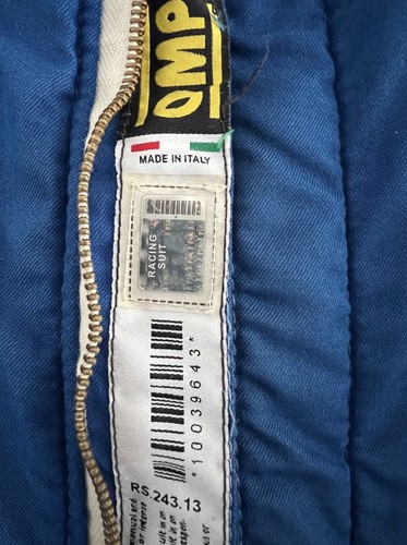 Omp race suit size - omp,