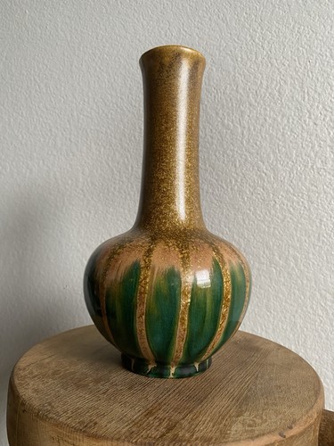 Vintage crystalline drip - vintage, glaze
