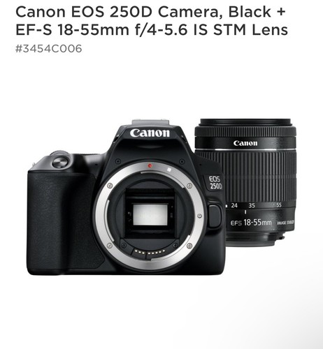 Canon eos 250d body - 250d, with
