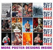 ROCKY BOXING GYM POSTER PRINT A4 A3 SIZE - BUY 2 GET ANY 2 FREE